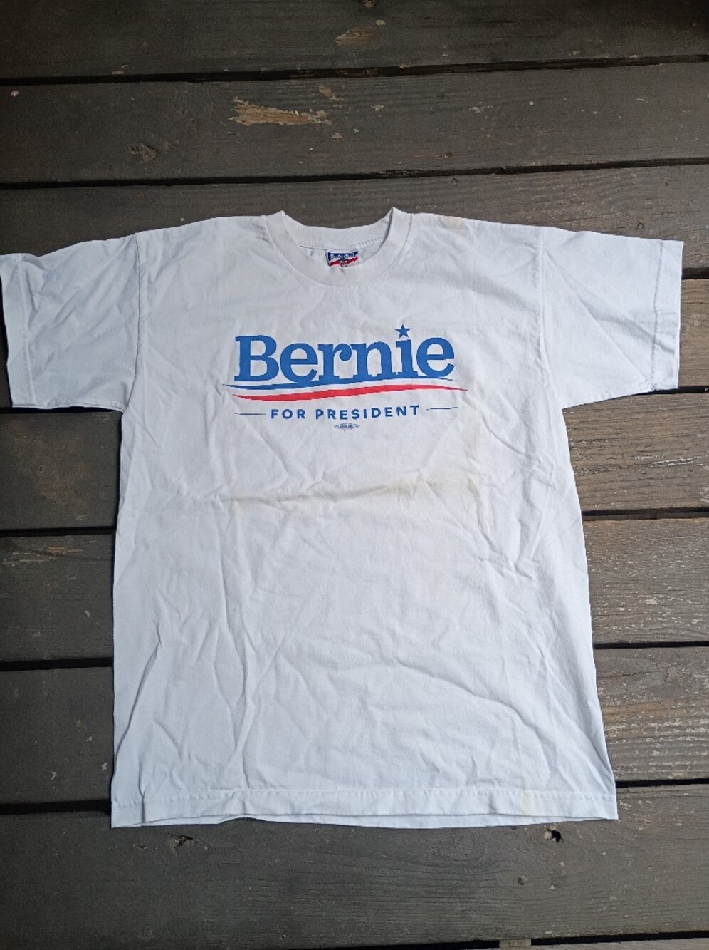 'Bernie For President' Graphic Cotton Tee Size Large